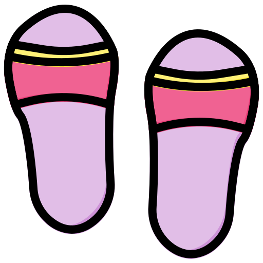 サンダル Generic Outline Color icon