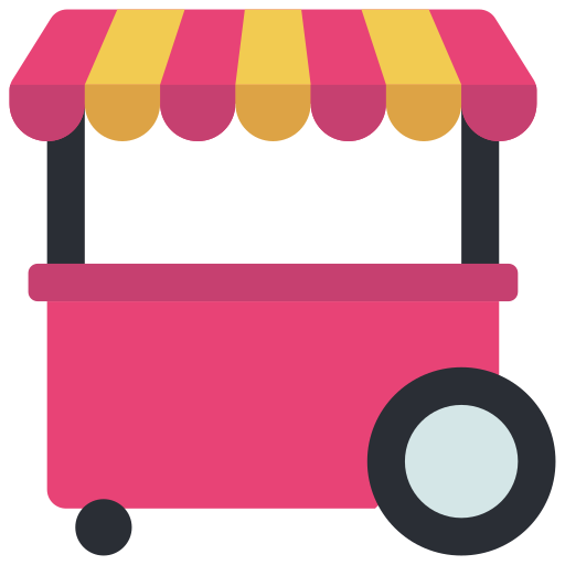 wózek z żywnością Generic Flat ikona