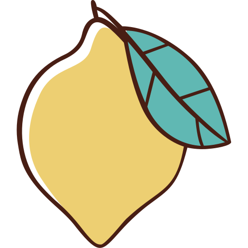 Lemon Generic Hand Drawn Color icon