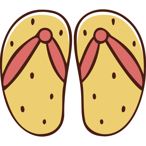 pantoffel Generic Hand Drawn Color icoon