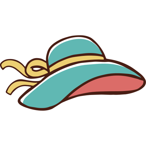sombrero Generic Hand Drawn Color icono