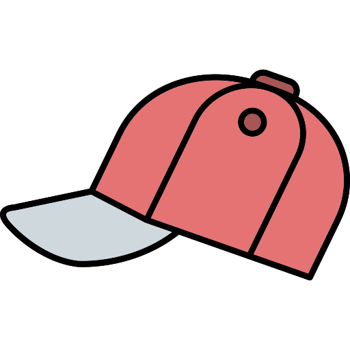 cappellino da baseball Generic Thin Outline Color icona