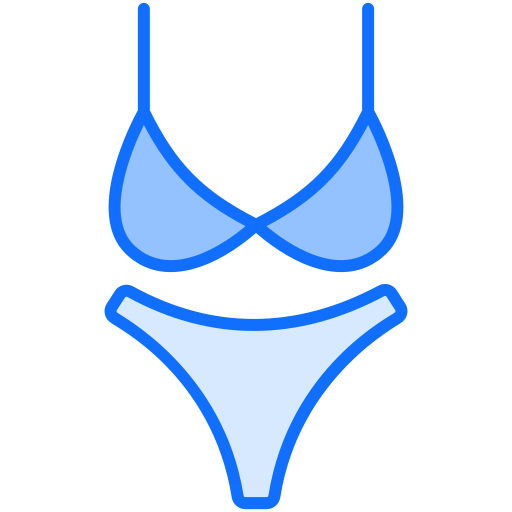 bikini Generic Blue icona