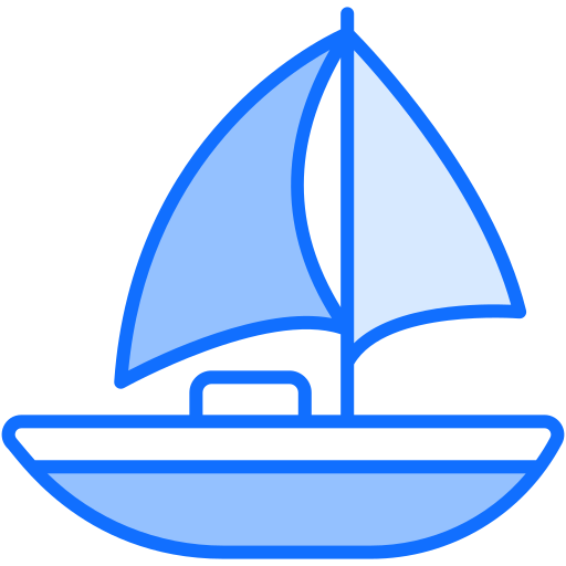 Парусная лодка Generic Blue иконка