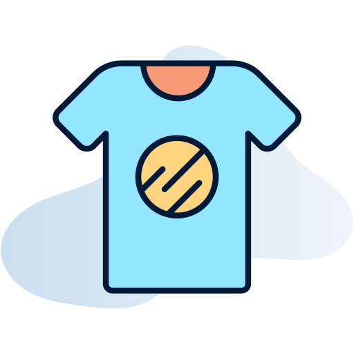 camisa de verano Generic Rounded Shapes icono