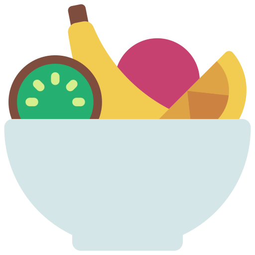 tazón de frutas Generic Flat icono