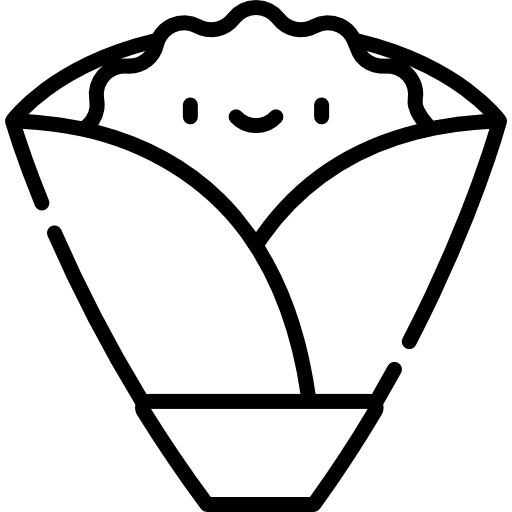 krepp Kawaii Lineal icon