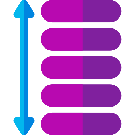 間隔 Basic Rounded Flat icon