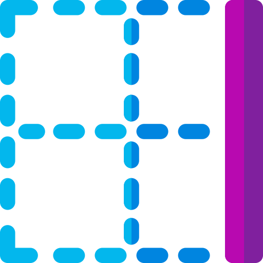 confine Basic Rounded Flat icona