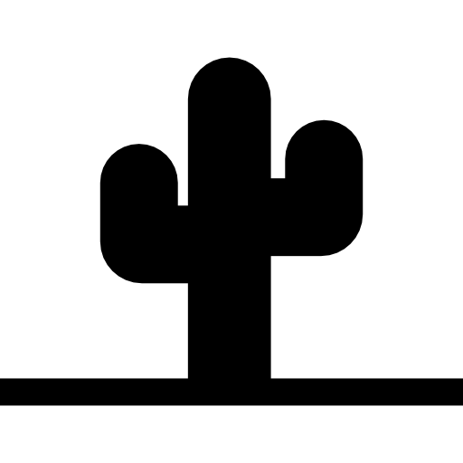 カクタス Basic Straight Filled icon