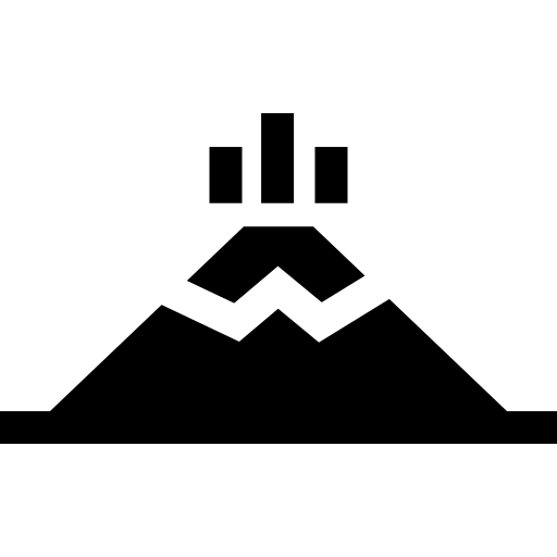 화산 Basic Straight Filled icon