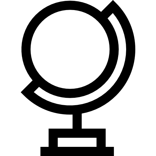 glob Basic Straight Lineal ikona