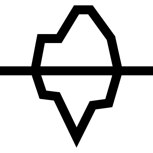 eisberg Basic Straight Lineal icon