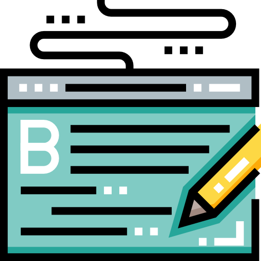 Blogging Detailed Straight Lineal color icon