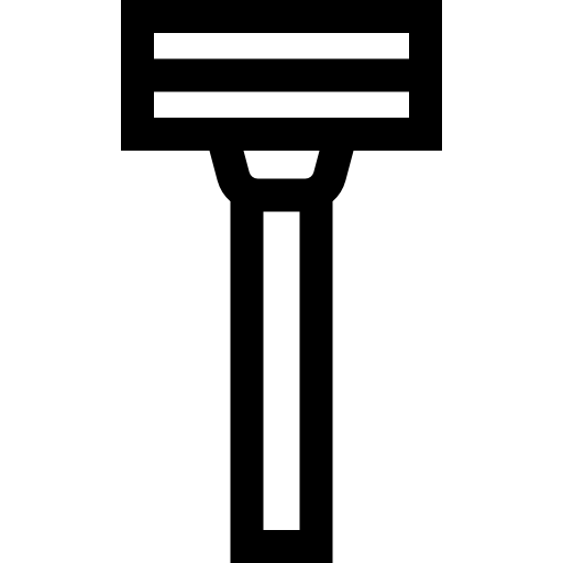 면도칼 Basic Straight Lineal icon