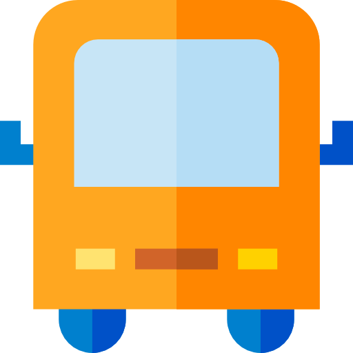 bus Basic Straight Flat icoon