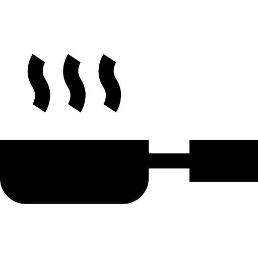 bratpfanne Basic Straight Filled icon