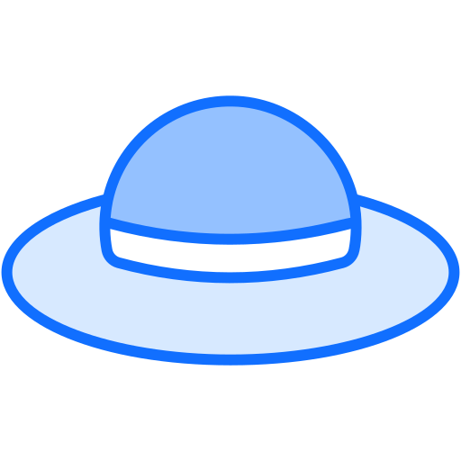 Солнечная шляпа Generic Blue иконка