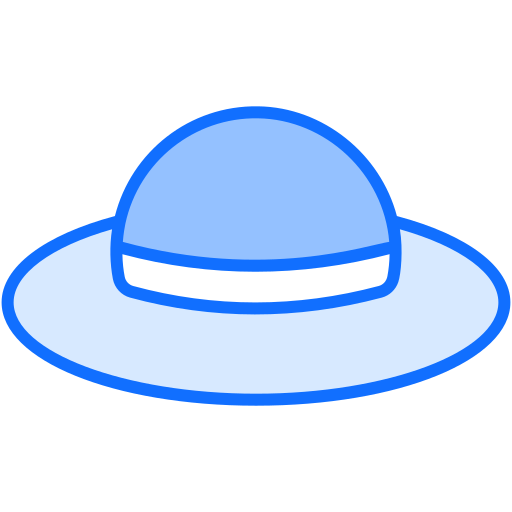 Sun hat Generic Blue icon