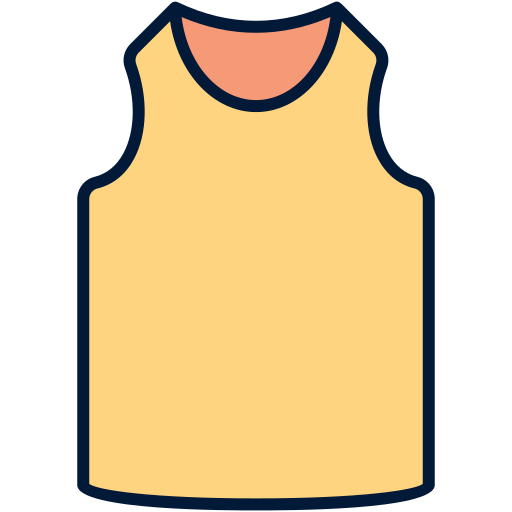 singlet Generic Outline Color icoon