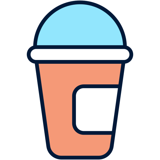 bebida fría Generic Outline Color icono