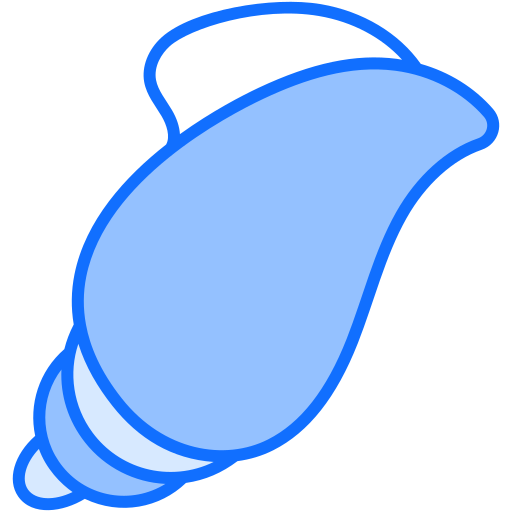 muschel Generic Blue icon