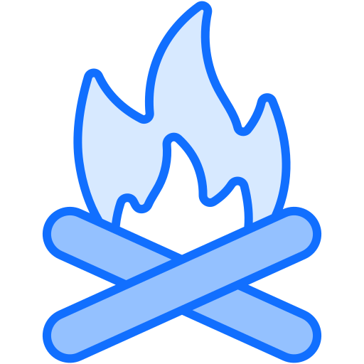 fogueira Generic Blue Ícone