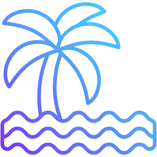 パーム諸島 Generic Gradient icon