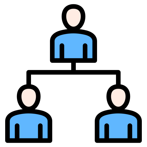 organisationsstruktur Generic Outline Color icon