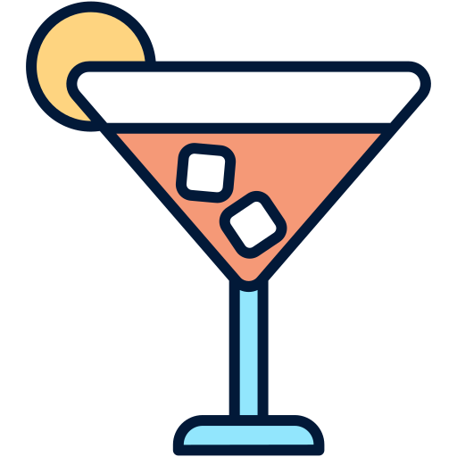 cocktail Generic Outline Color icon