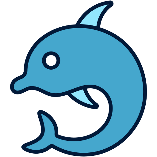 delfín Generic Outline Color icono