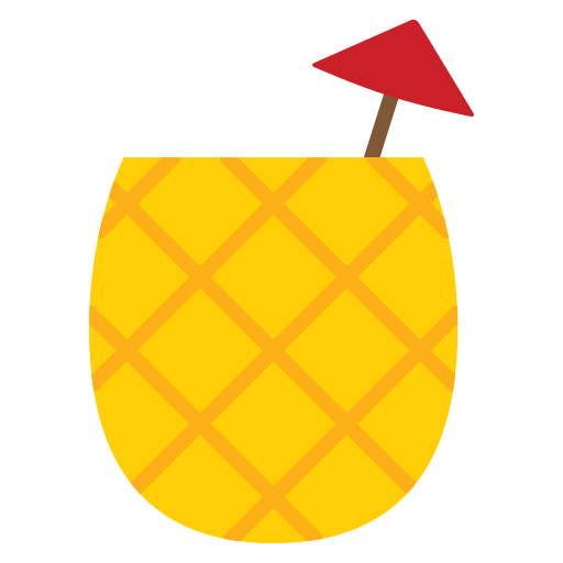 Pineapple cocktail Generic Flat icon
