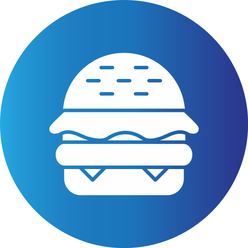 hamburger Generic Blue Ícone