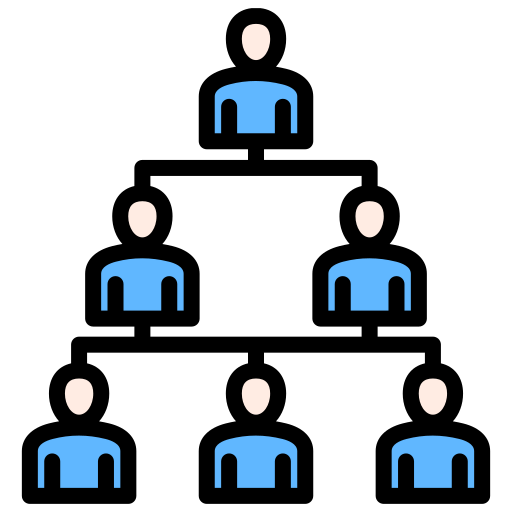 Структура организации Generic Outline Color иконка