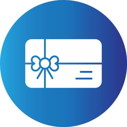 Gift card Generic Blue icon