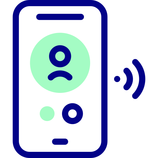 Phone call Detailed Mixed Lineal color icon