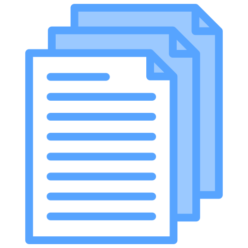 문서 Generic Blue icon