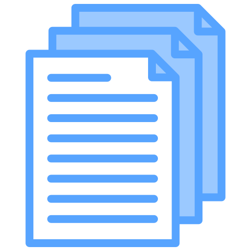 documento Generic Blue icono