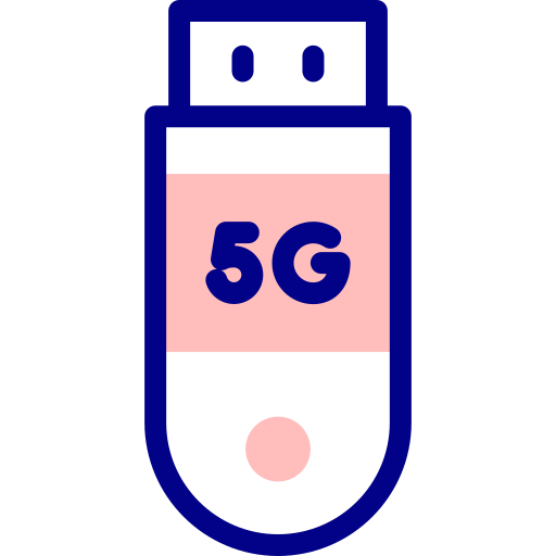Usb Detailed Mixed Lineal color icon