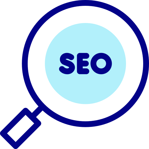 Seo Detailed Mixed Lineal color icon
