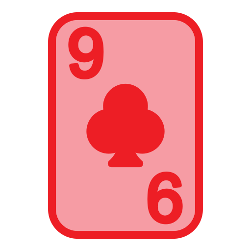 negen clubs Generic Outline Color icoon