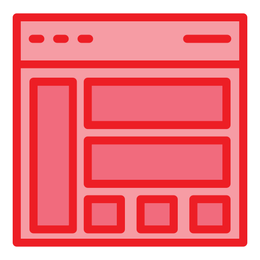 layout Generic Outline Color icon