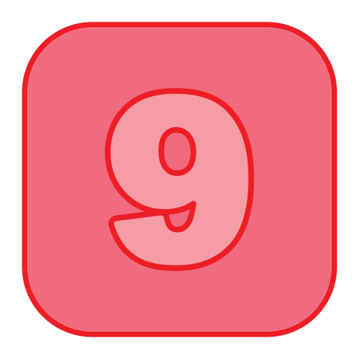 九 Generic Outline Color icon