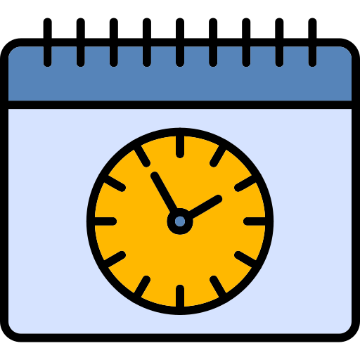 calendario Generic Outline Color icono