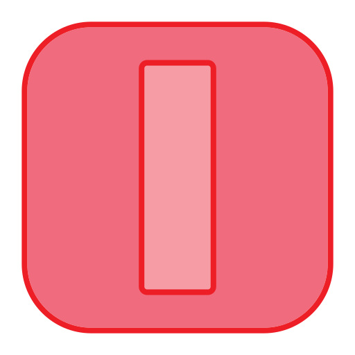 buchstabe i Generic Outline Color icon