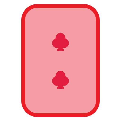 Two of clubs Generic Outline Color icon