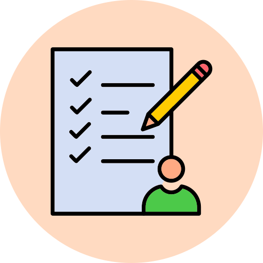 Task Generic Outline Color icon
