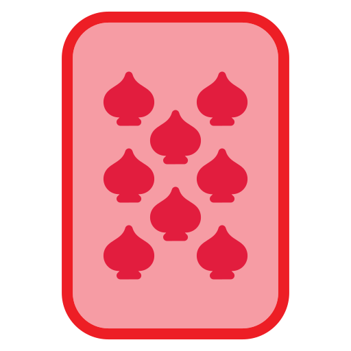 Eight of spades Generic Outline Color icon