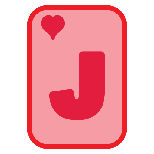 Jack of hearts Generic Outline Color icon