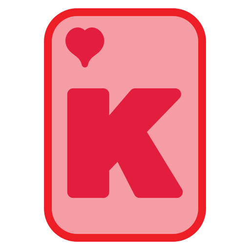 King of hearts Generic Outline Color icon
